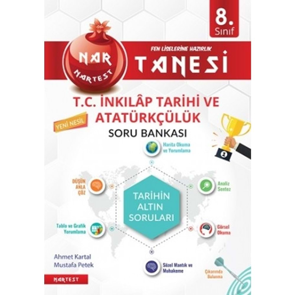 8. Sınıf Nar Tanesi T.C. İnkılâp Tarihi Ve Atatürkçülük Soru Bankası