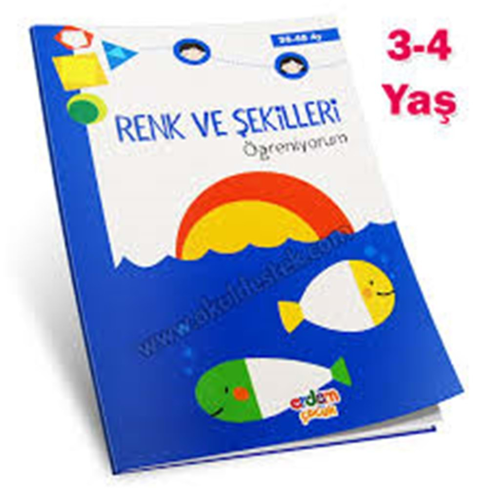 Renk ve Şekil Etkinliklerim 36-48 Ay