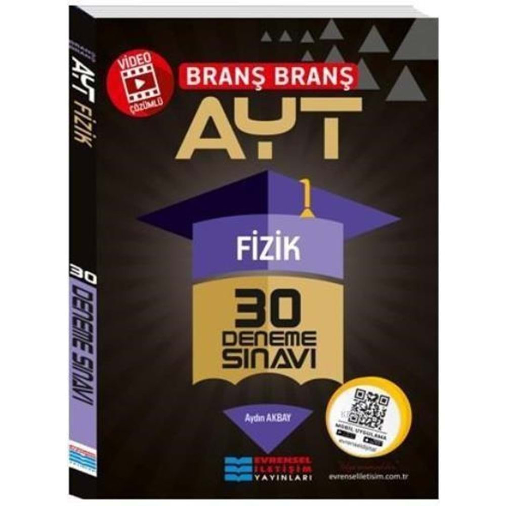 Evrensel İletişim ayt Fizik 30 Deneme Sınavı