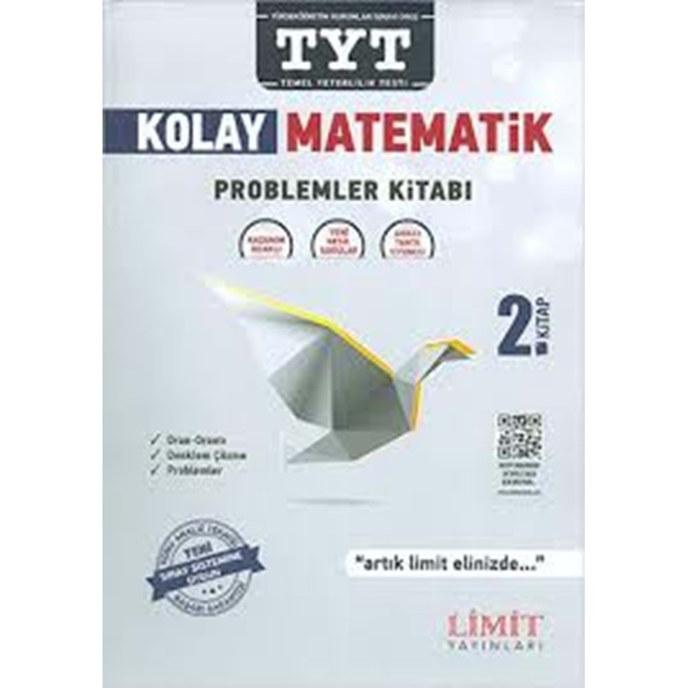 Limit TYT Kolay Matematik Problemler Kitabı 2.Kitap