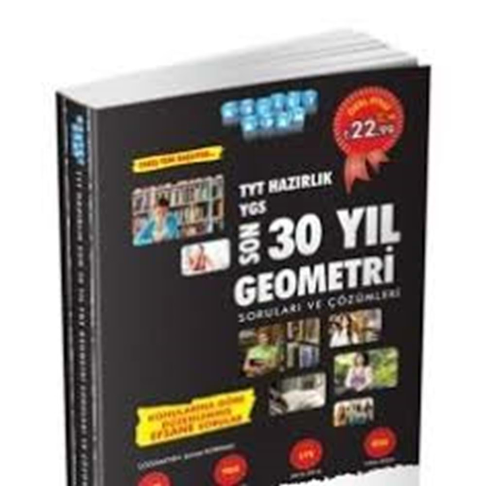 Akıllı Adam TYT Hazırlık YGS Son 30 Yıl Geometri Soruları ve Çözümleri Yeni