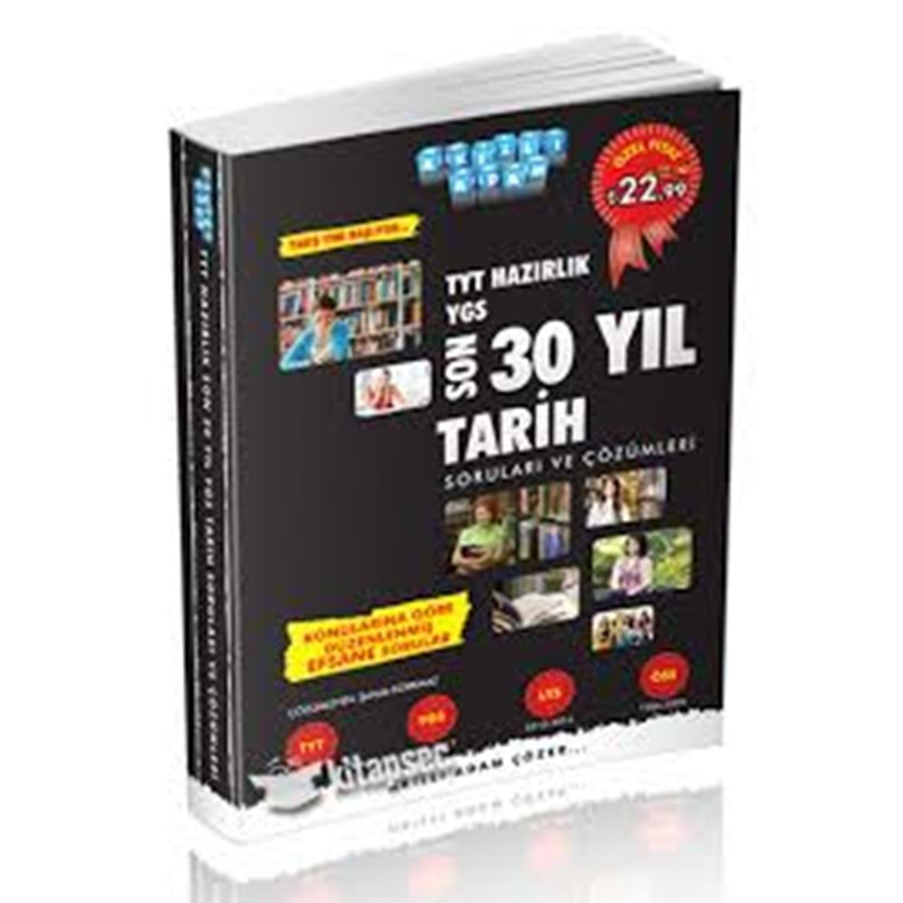 Akıllı Adam TYT Hazırlık YGS Son 30 Yıl Tarih Soruları ve Çözümleri Yeni