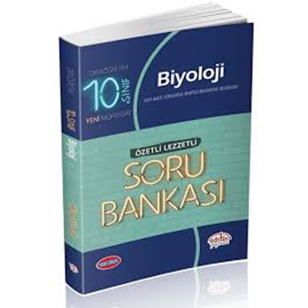 Editör 10.Sınıf Biyoloji Soru Bankası Özetli Lezzetli