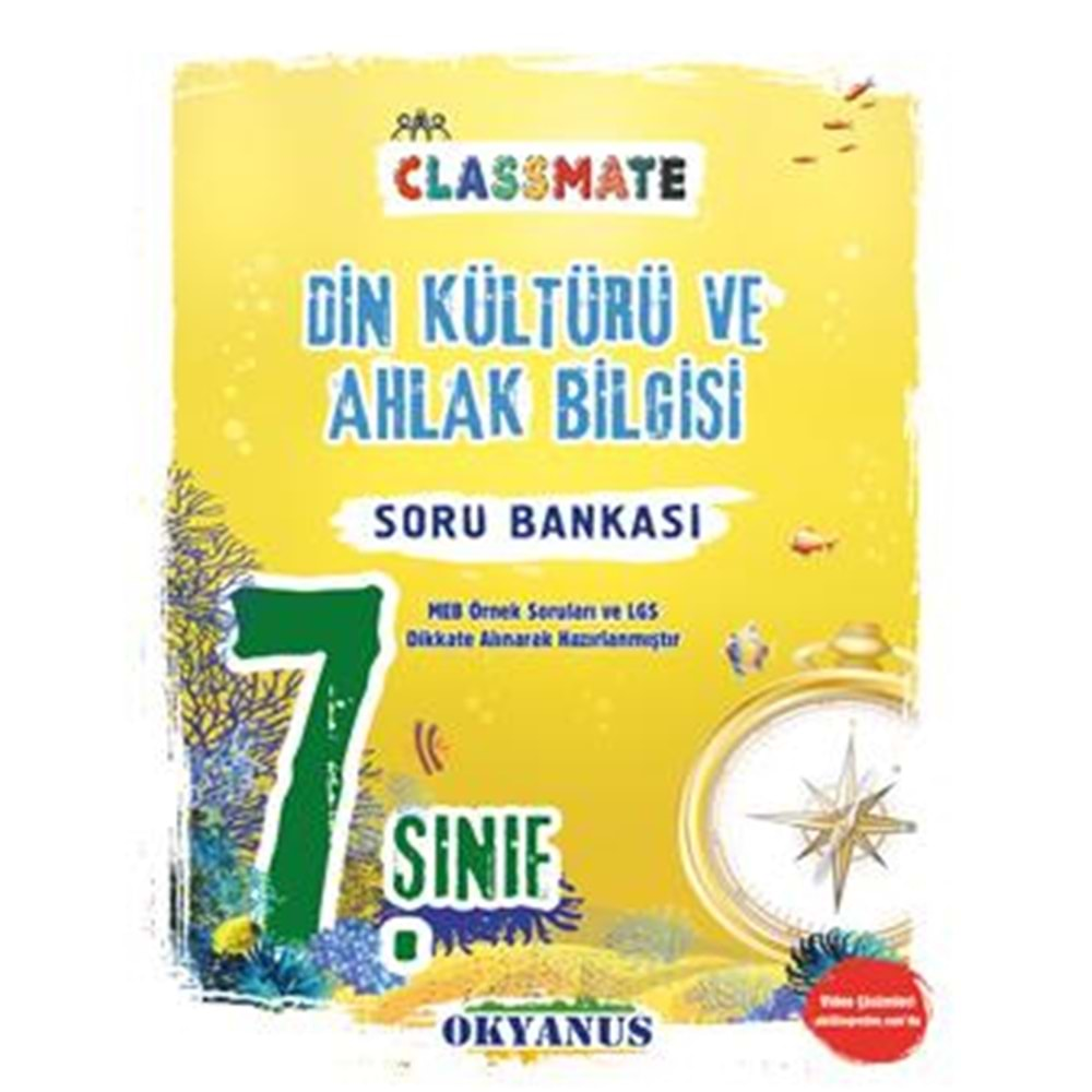 7.Sınıf Classmate Din Kültürü ve Ahlak Bilgisi Soru Bankası