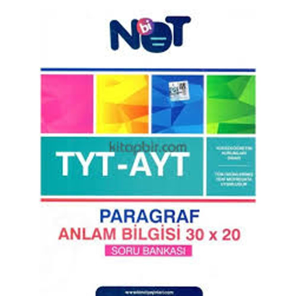 Binot TYT-AYT Paragraf Anlam Bilgisi Soru Bankası