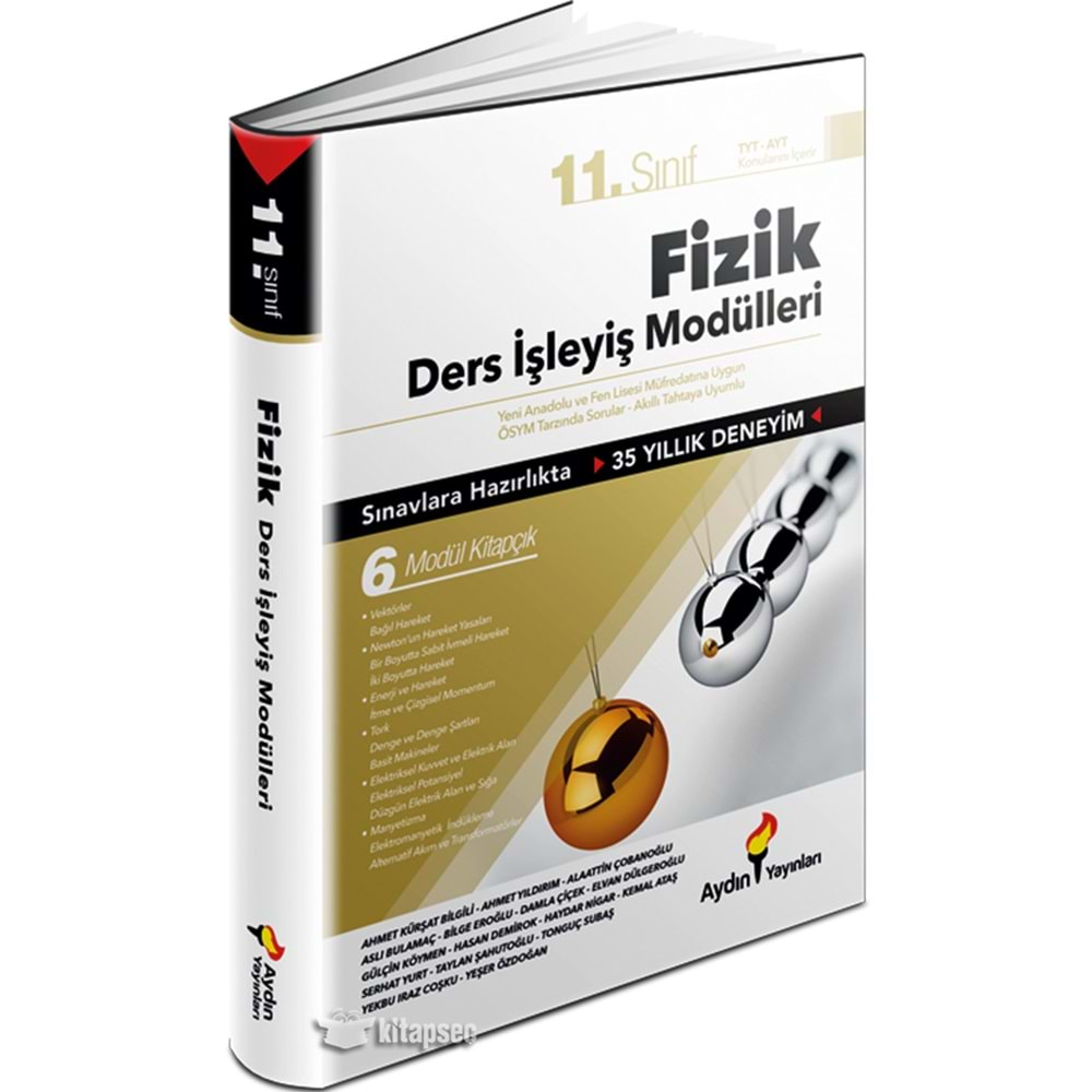 11. Sınıf Fizik Ders İşleyiş Modülleri Aydın Yayınları