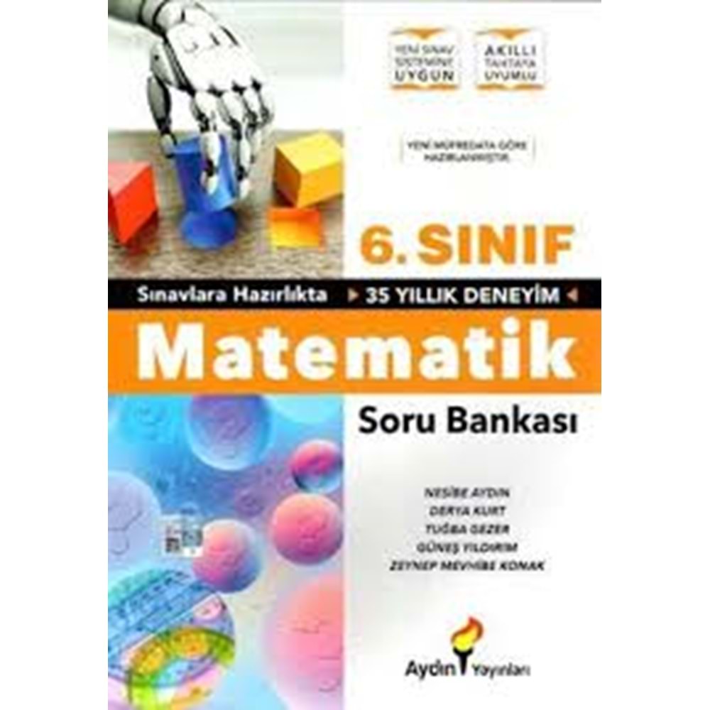 Aydın Yayınları 6.Sınıf Matematik Soru Bankası