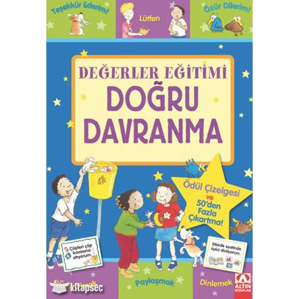 Değerler Eğitimi Doğru Davranma Altın Kitaplar