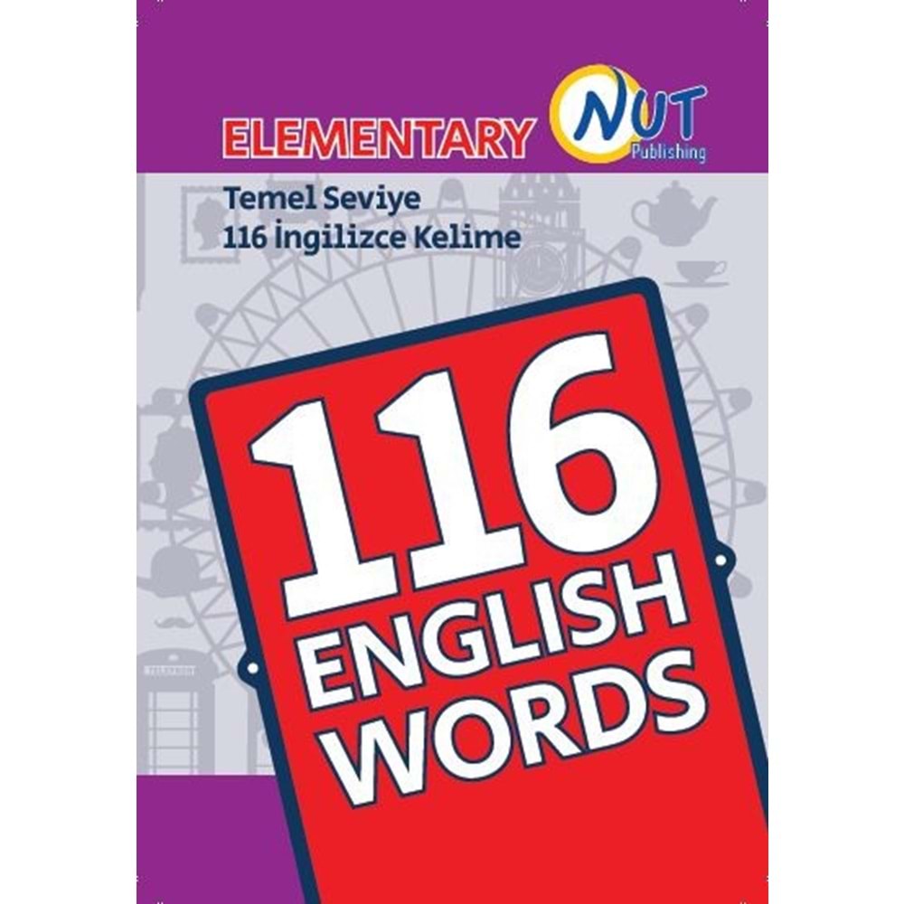 Nut Publishing Temel Seviye 116 Kelime İngilizce Dil Kartları