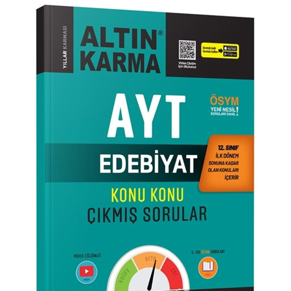 ALTINKARMA AYT EDEBİYAT ÇIKMIŞ SORULAR 1.DÖN