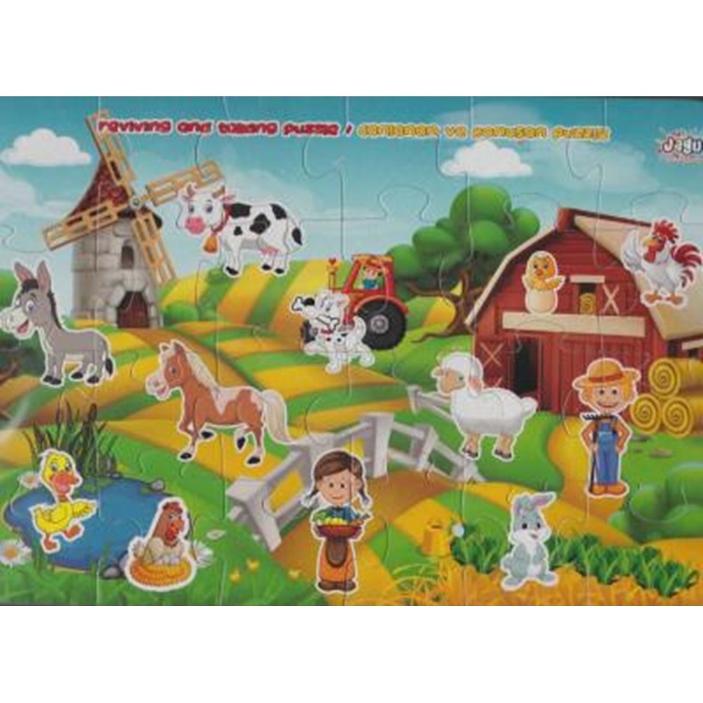 Jagu Puzzle Çiftlik 25x35