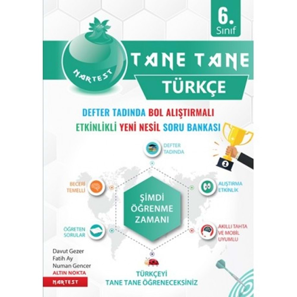 6.Sınıf Yeşil Defter Tadında Tane Tane Türkçe