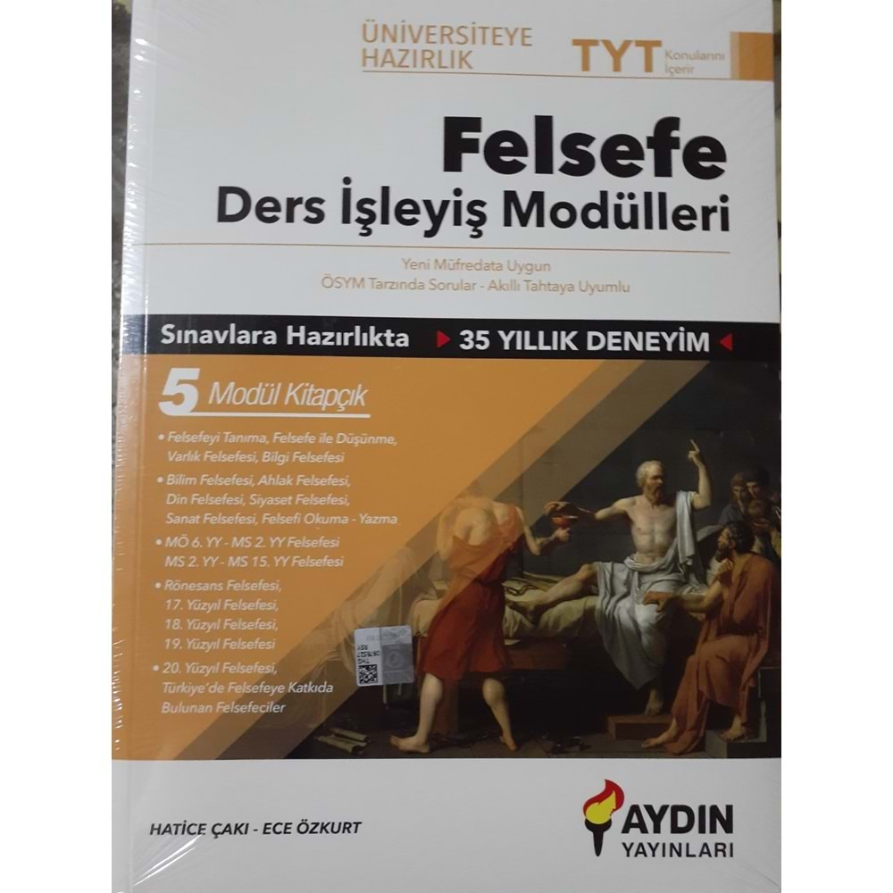 Üniversiteye Hazırlık TYT Felsefe Ders İşleyiş Modülleri