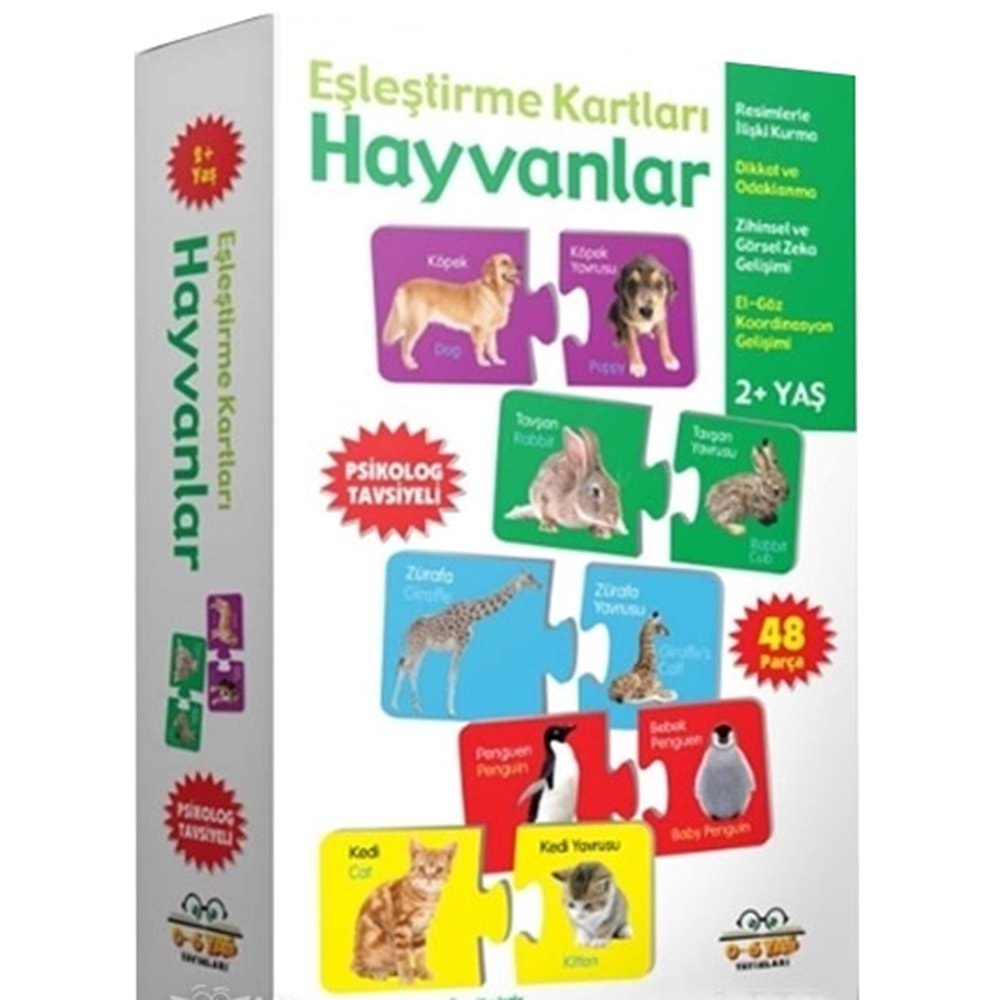 Eşleştirme Kartları Hayvanlar