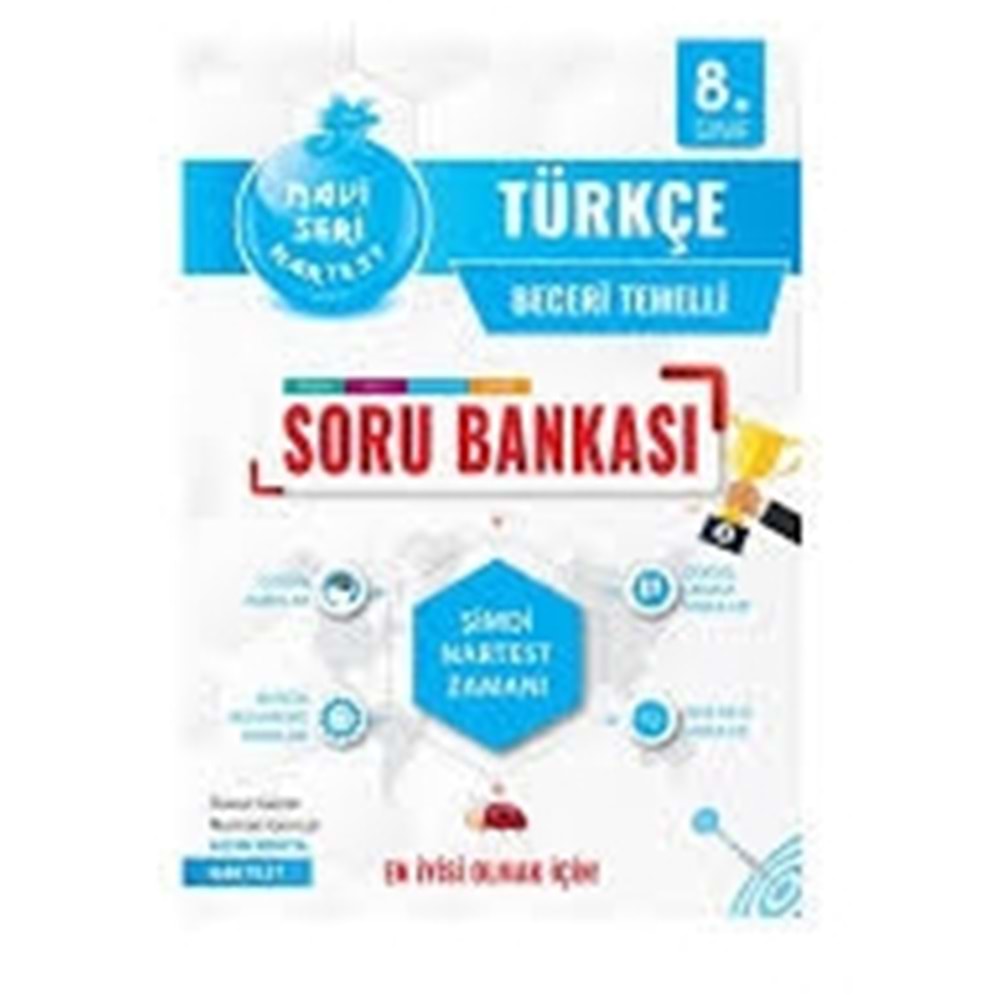 Nartest Mavi Seri 8.Sınıf Türkçe Beceri Temelli Soru Bankası