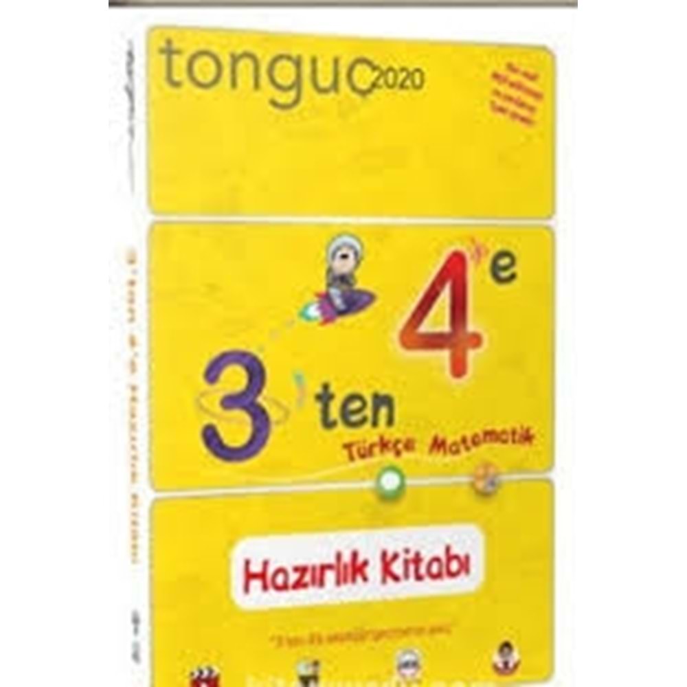 Tonguç 3 ten 4 e Hazırlık Kitabı Türkçe Matematik Fen