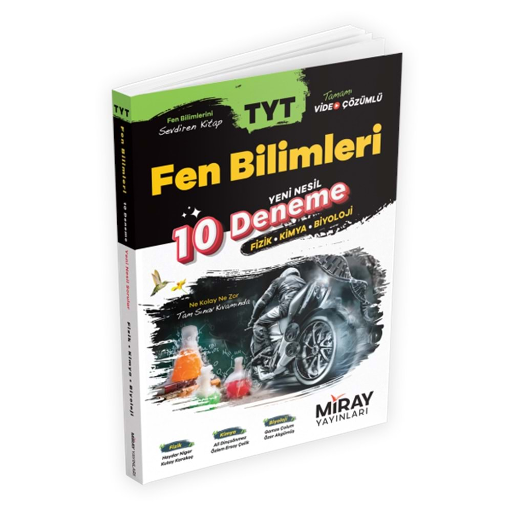 Miray Tyt Fen Bilimleri 10 Deneme