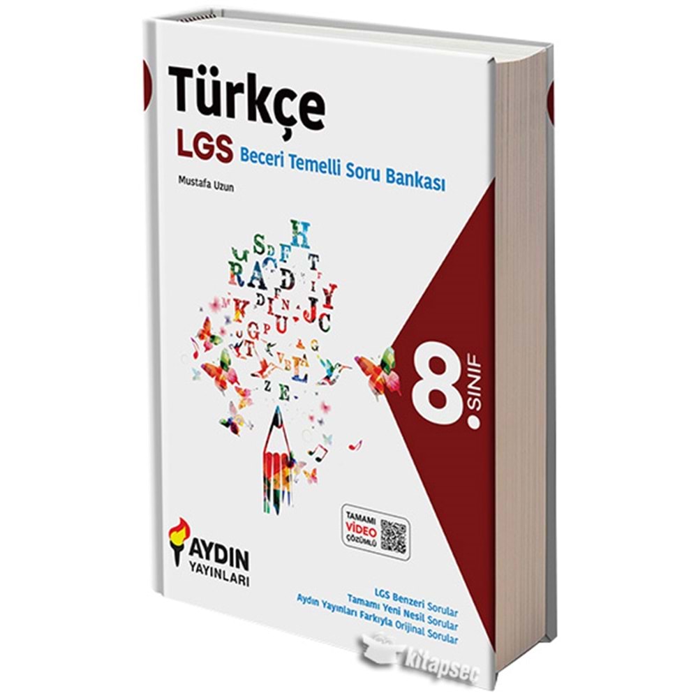 Aydın 8.Sınıf Türkçe Beceri Temelli Soru Bankası