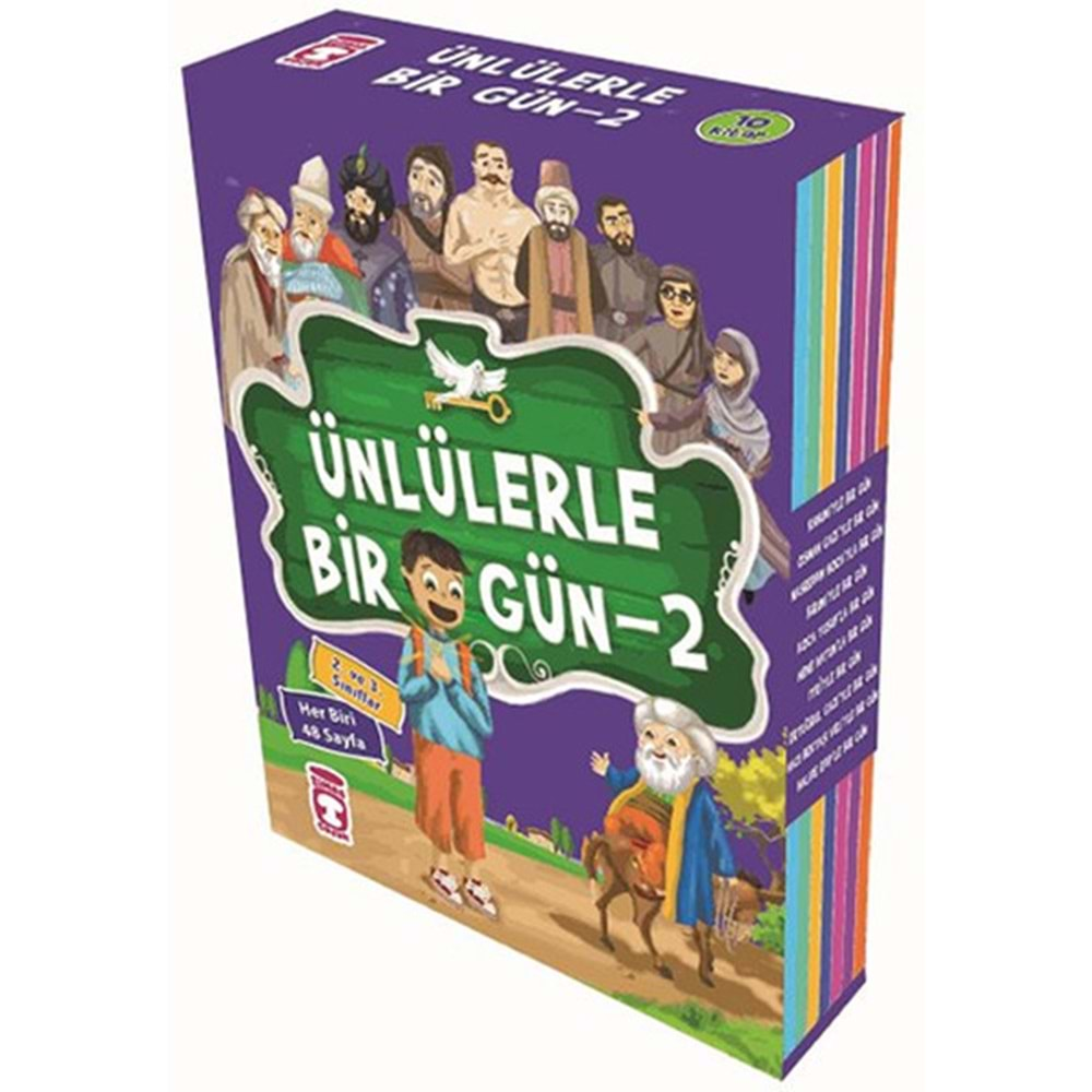 Ünlülerle Bir Gün 2 Seti 10 Kitap