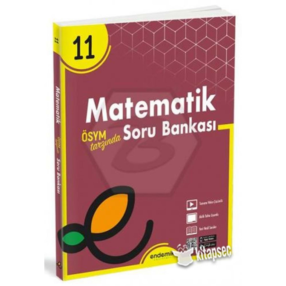 11.Sınıf Matematik Soru Bankası Endemik Yayınları