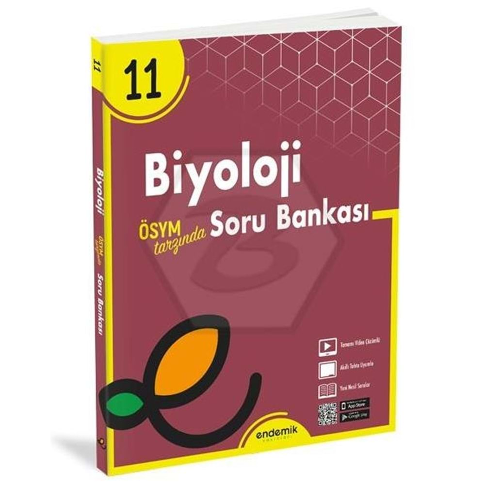 Endemik Yayınları 11. Sınıf Biyoloji Soru Bankası