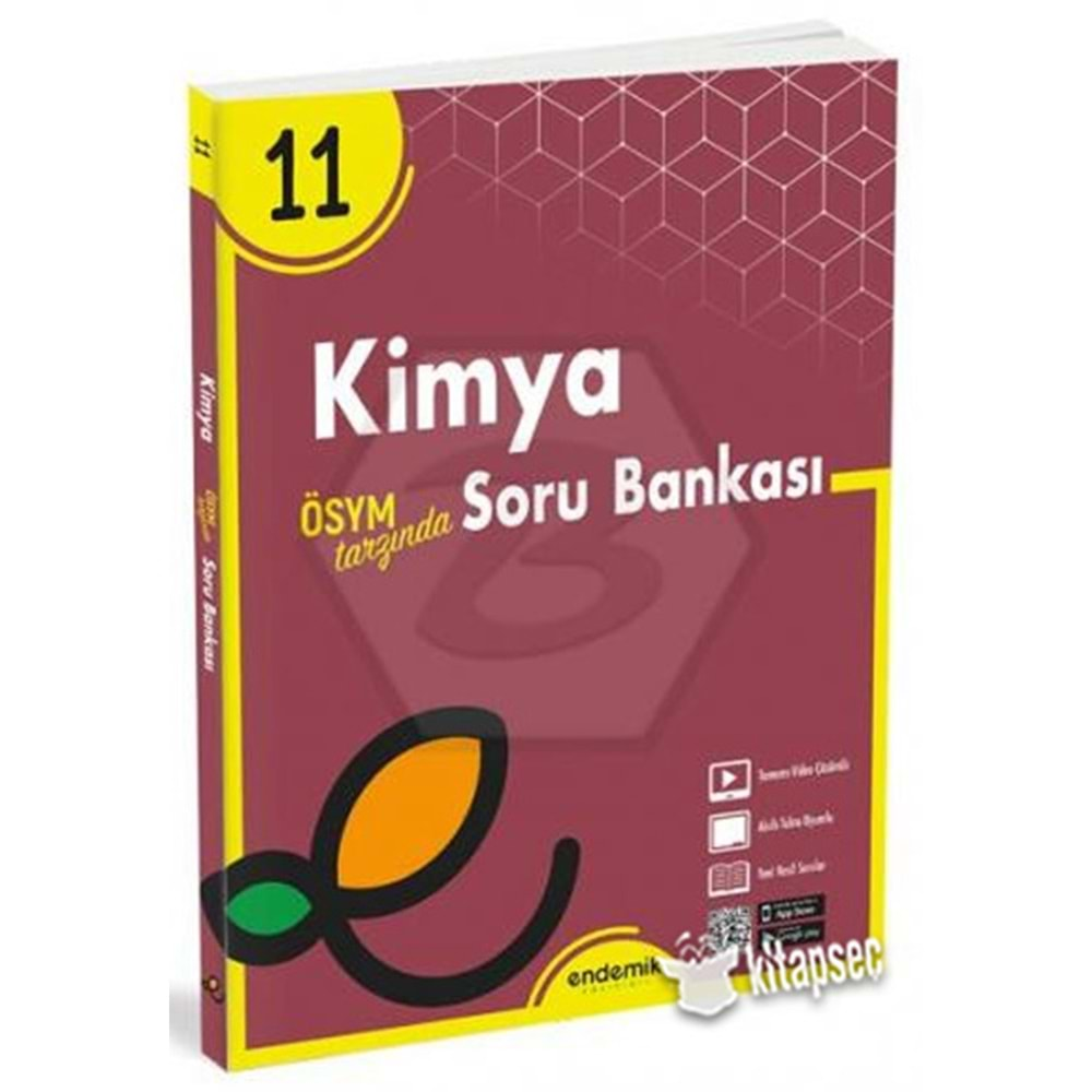 11.Sınıf Kimya Soru Bankası Endemik Yayınları