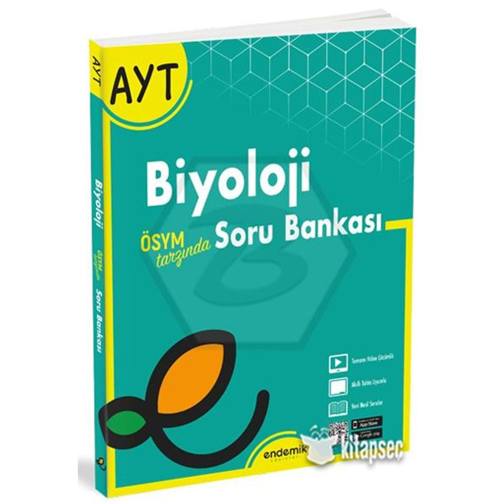 AYT Biyoloji Soru Bankası Endemik Yayınları