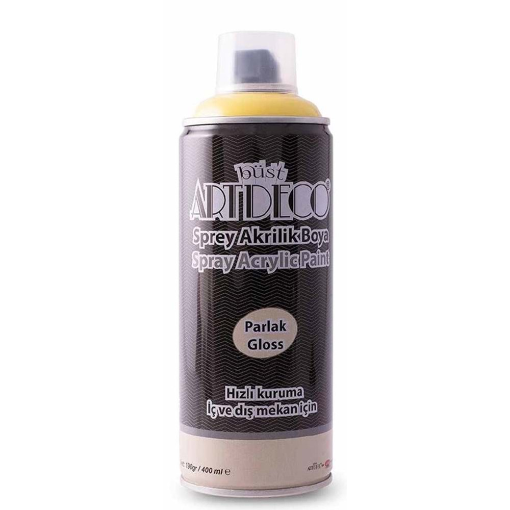 Artdeco 400ml Sprey Boya Açık Sarı 400-130