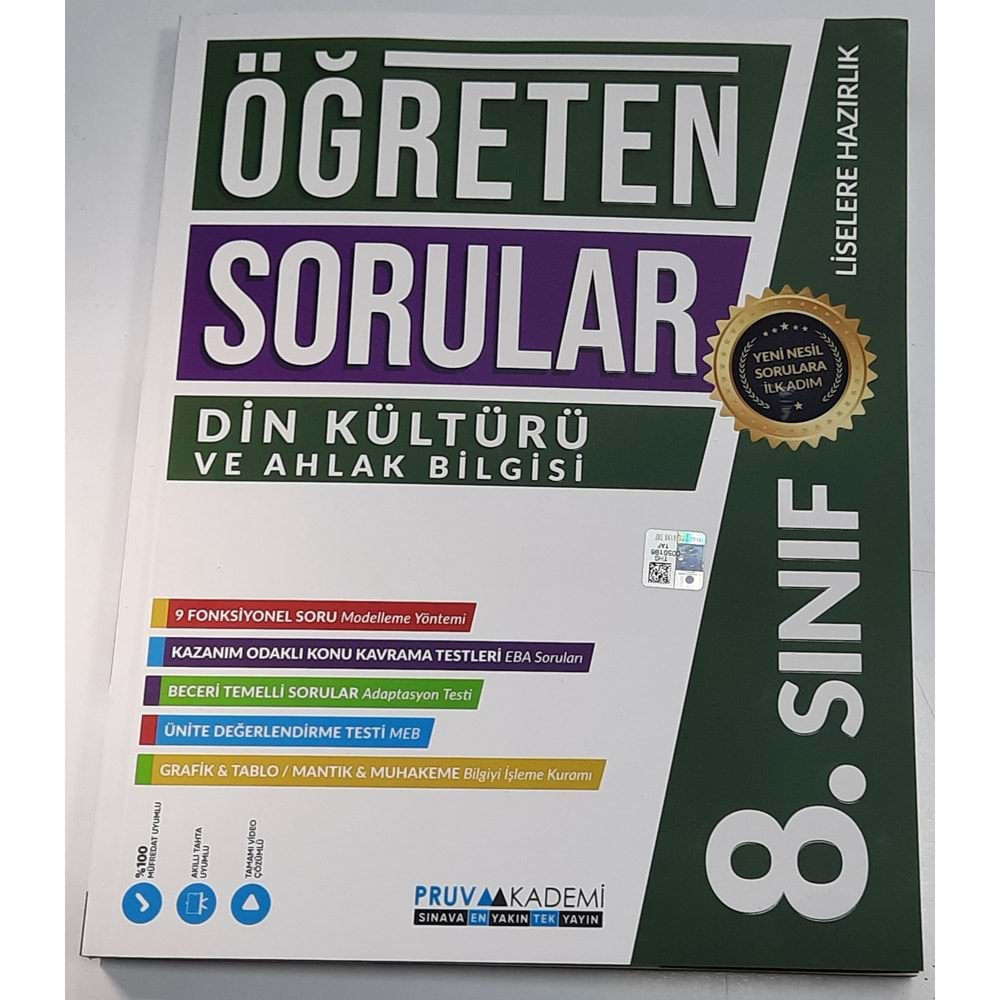 8. SINIF ÖĞRETEN SORULAR DİN KÜLTÜRÜ