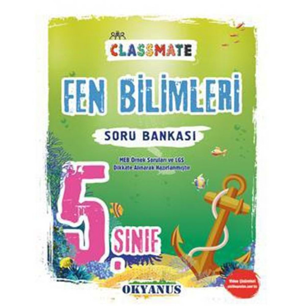 Okyanus Yayınları 5. Sınıf Fen Bilimleri Classmate Soru Bankası