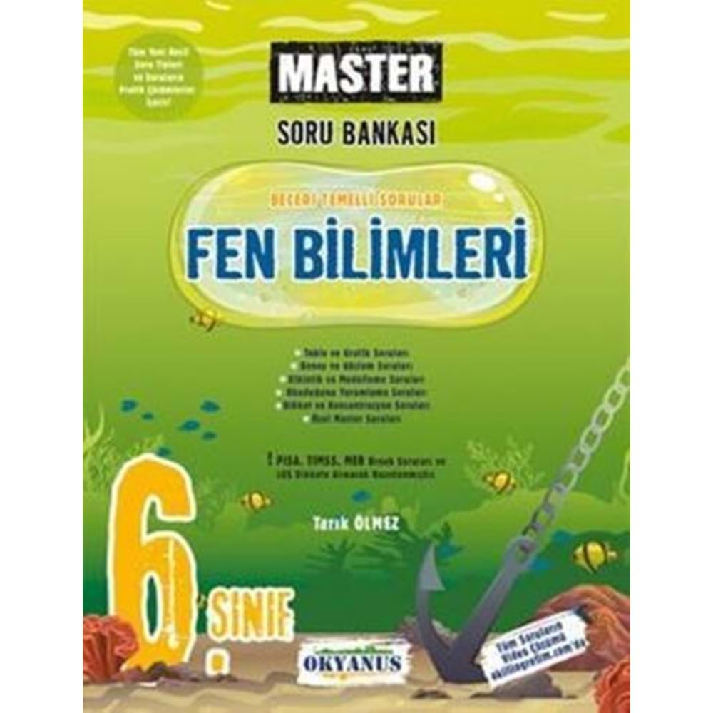 Okyanus Yayınları 6. Sınıf Fen Bilimleri Master Soru Bankası