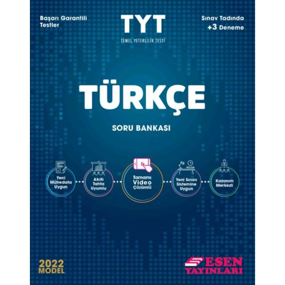 TYT Türkçe Soru Bankası Esen Yayınları