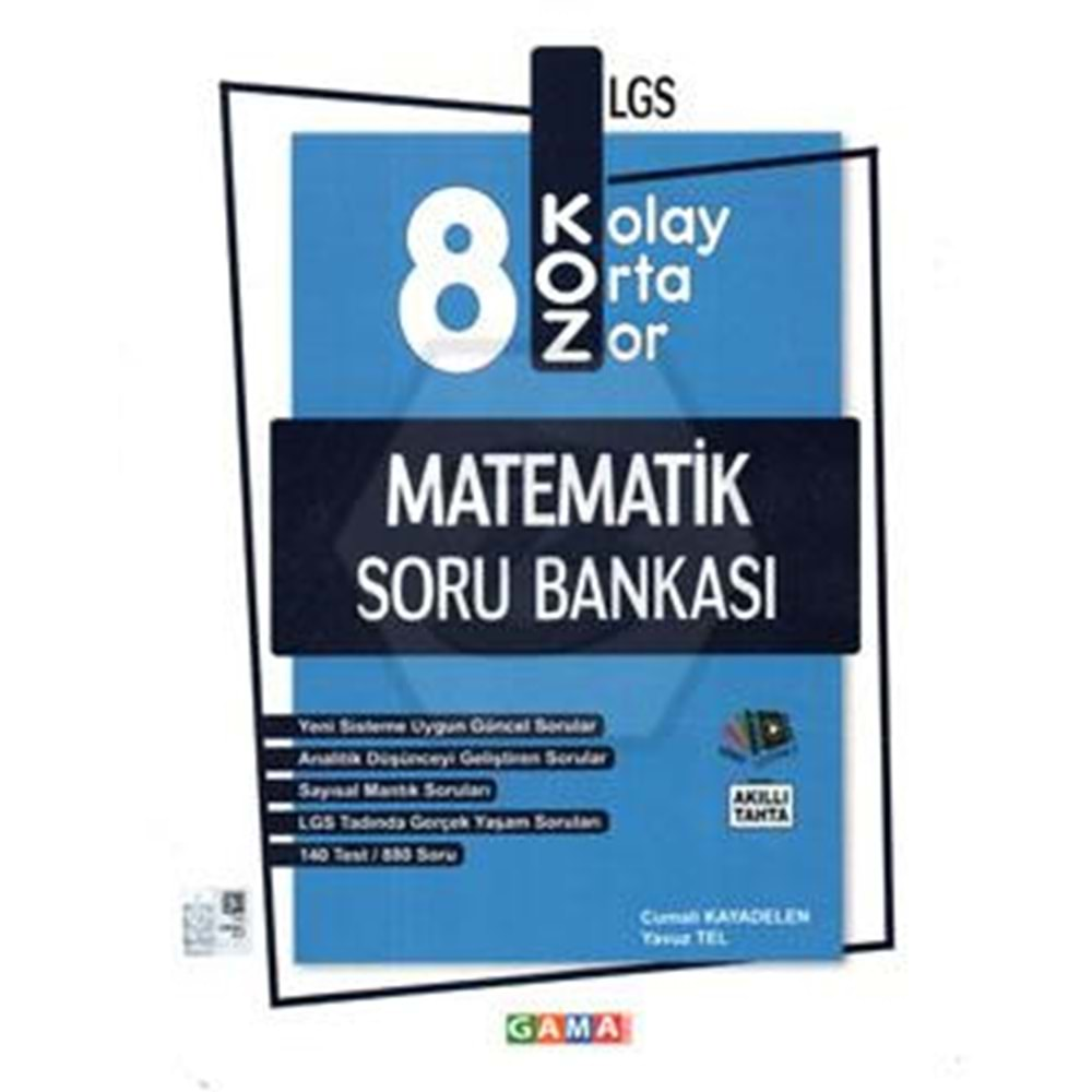 8.Sınıf LGS Koz Matematik Soru Bankası