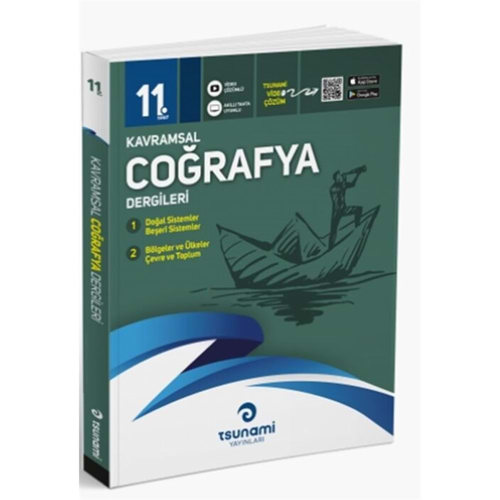 Tsunami Yayınları 11. Sınıf Coğrafya Kavramsal Dergileri 2 Fasikül