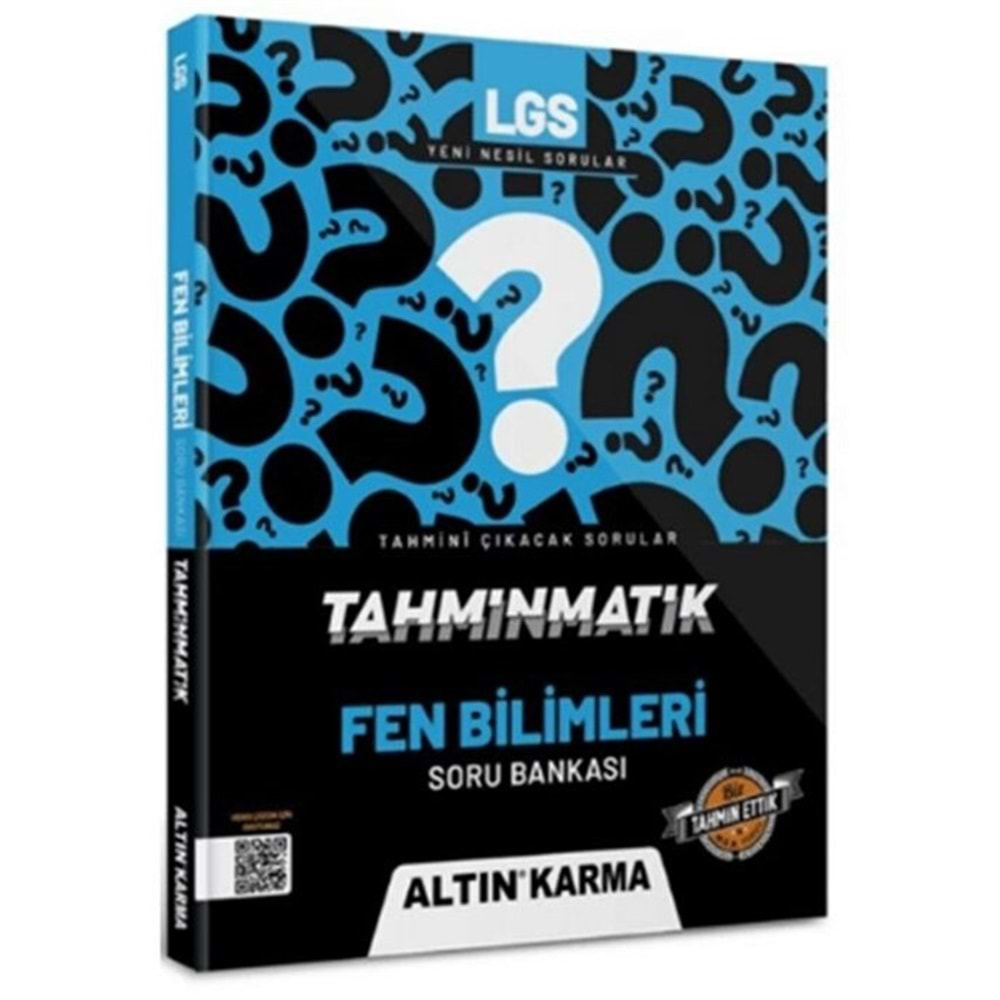 Altın Karma Yayınları 8. Sınıf LGS Fen Bilimleri Tahminmatik Soru Bankası