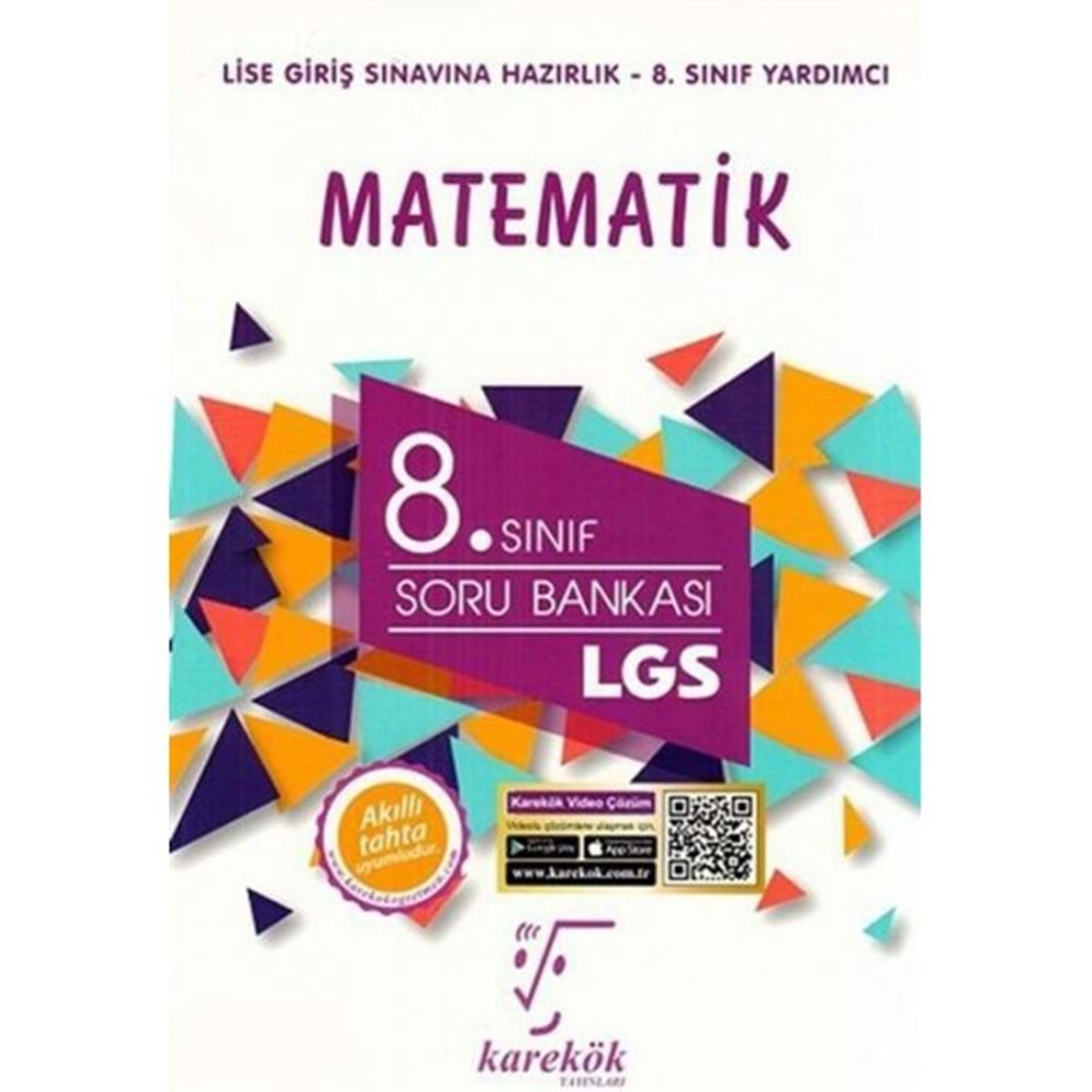 8. Sınıf LGS Matematik Soru Bankası Karekök Yayınları