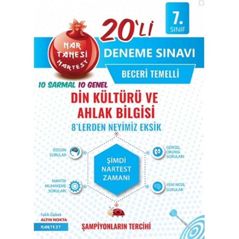 7. Sınıf Mavi Din Kültürü 20 Deneme Sınavı