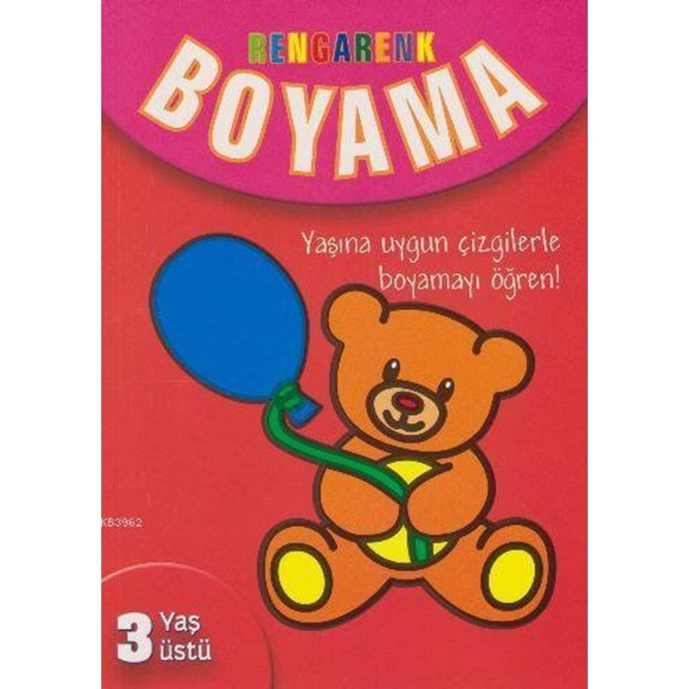 Rengarenk Boyama 3 Yaş Üstü Parıltı Yayınları