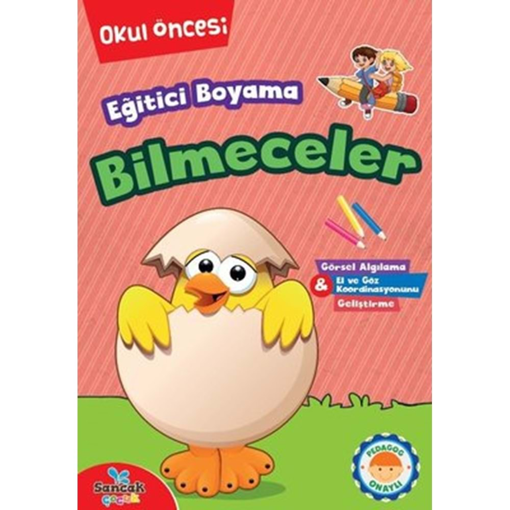 Eğitici Boyama - Bilmeceler Okul Öncesi