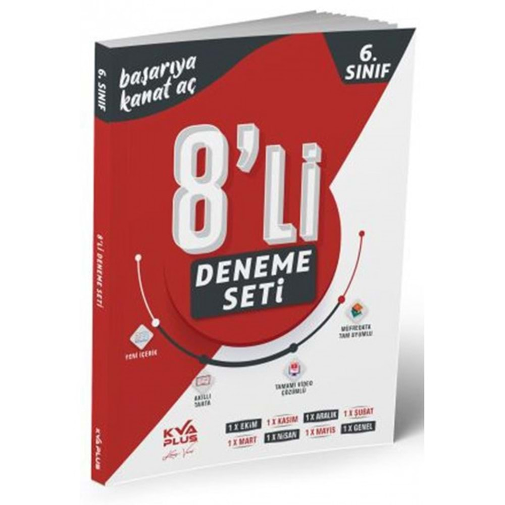 6. Sınıf 8Li Deneme Seti Koray Varol Yayıncılık