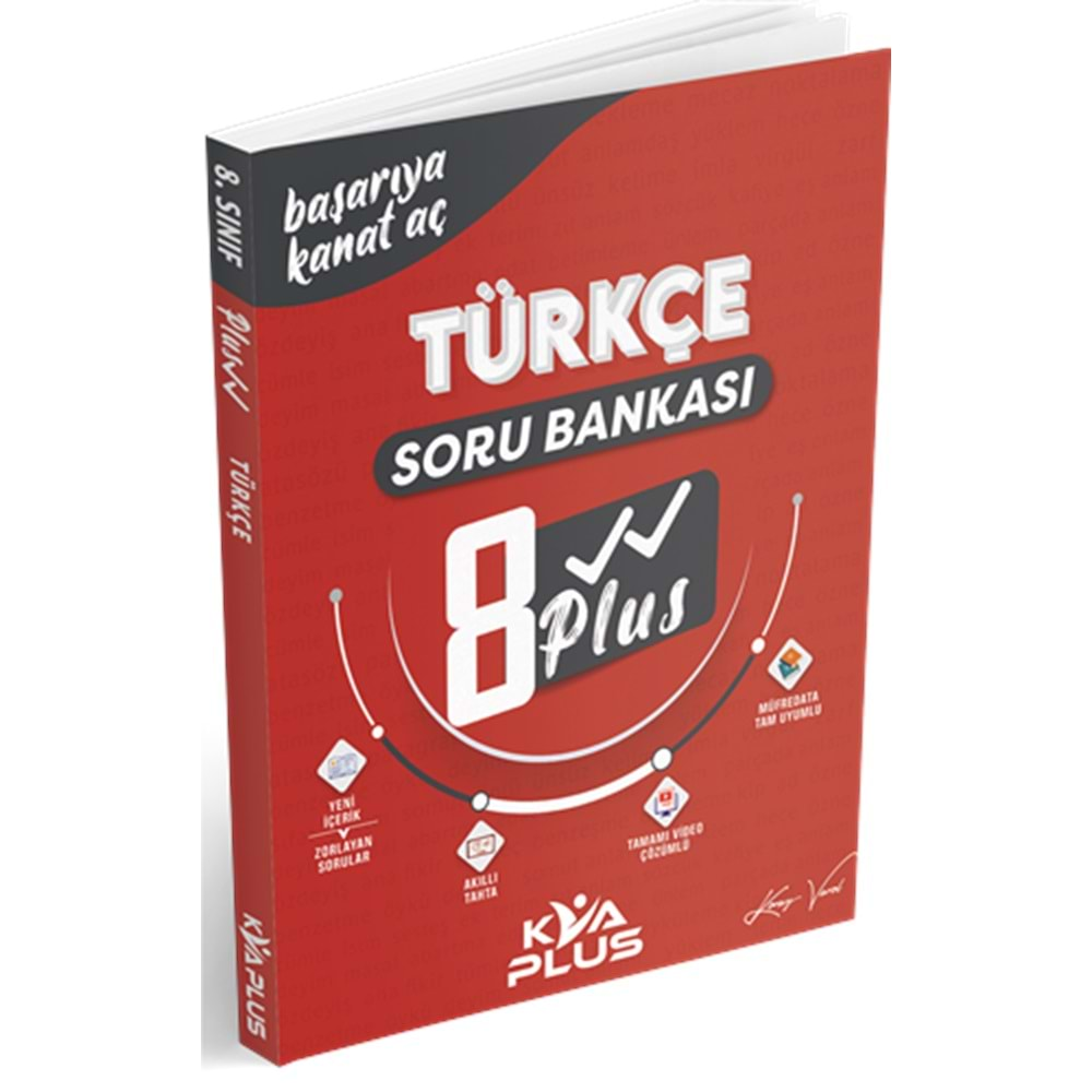 8. SINIF PLUS SERİSİ TÜRKÇE SORU BANKASI KVA YAYINCILIK