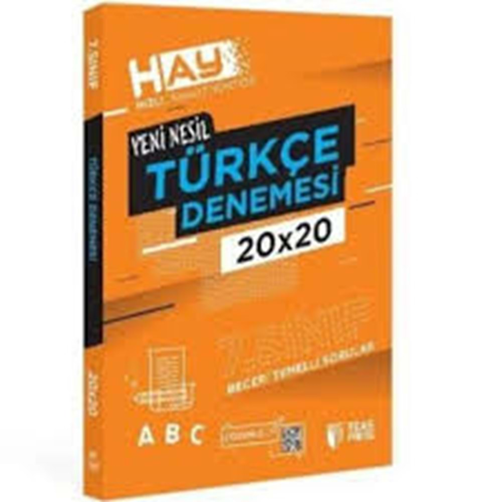 HAY 7.Sınıf Türkçe Branş Deneme