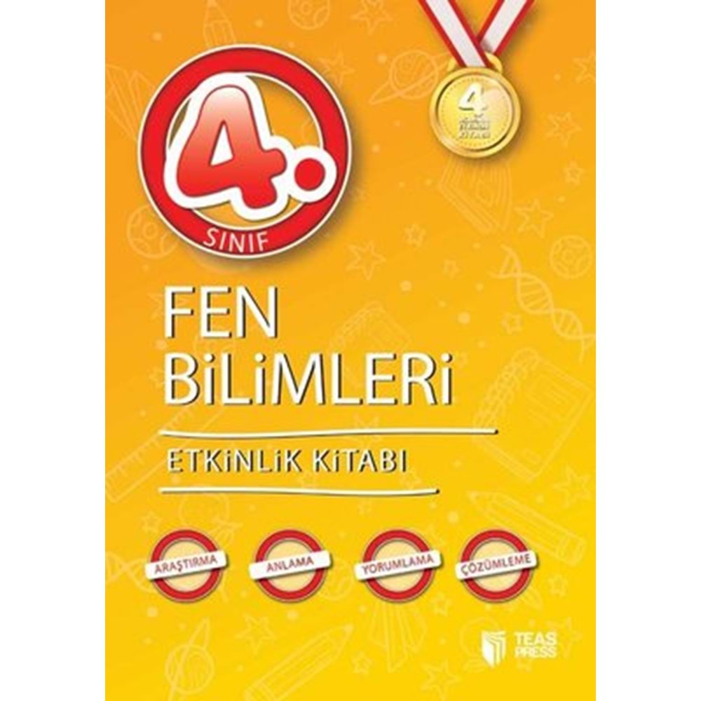 4 Aşamada Etkinlik Kitabı - 4.Sınıf Fen Bilimleri Etkinlik Kitabı