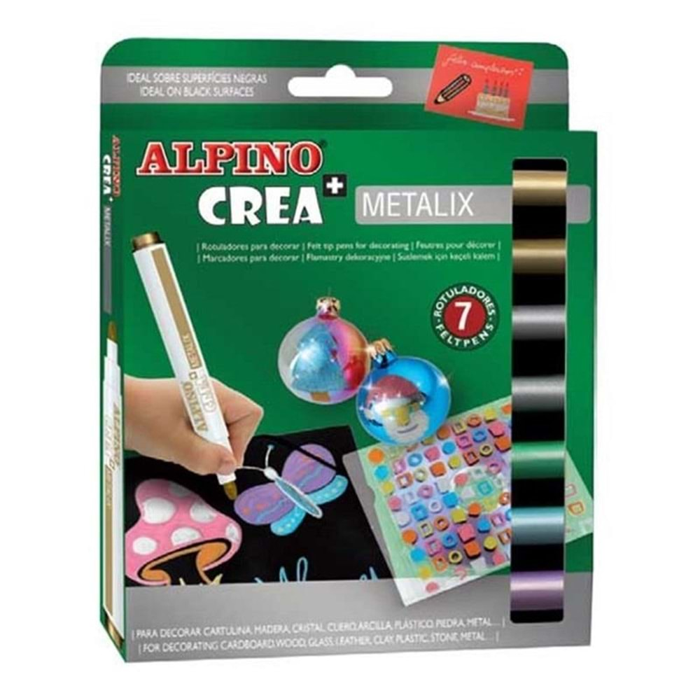 ALPINO AR-134 CREA METALIX KEÇELİ KALEM