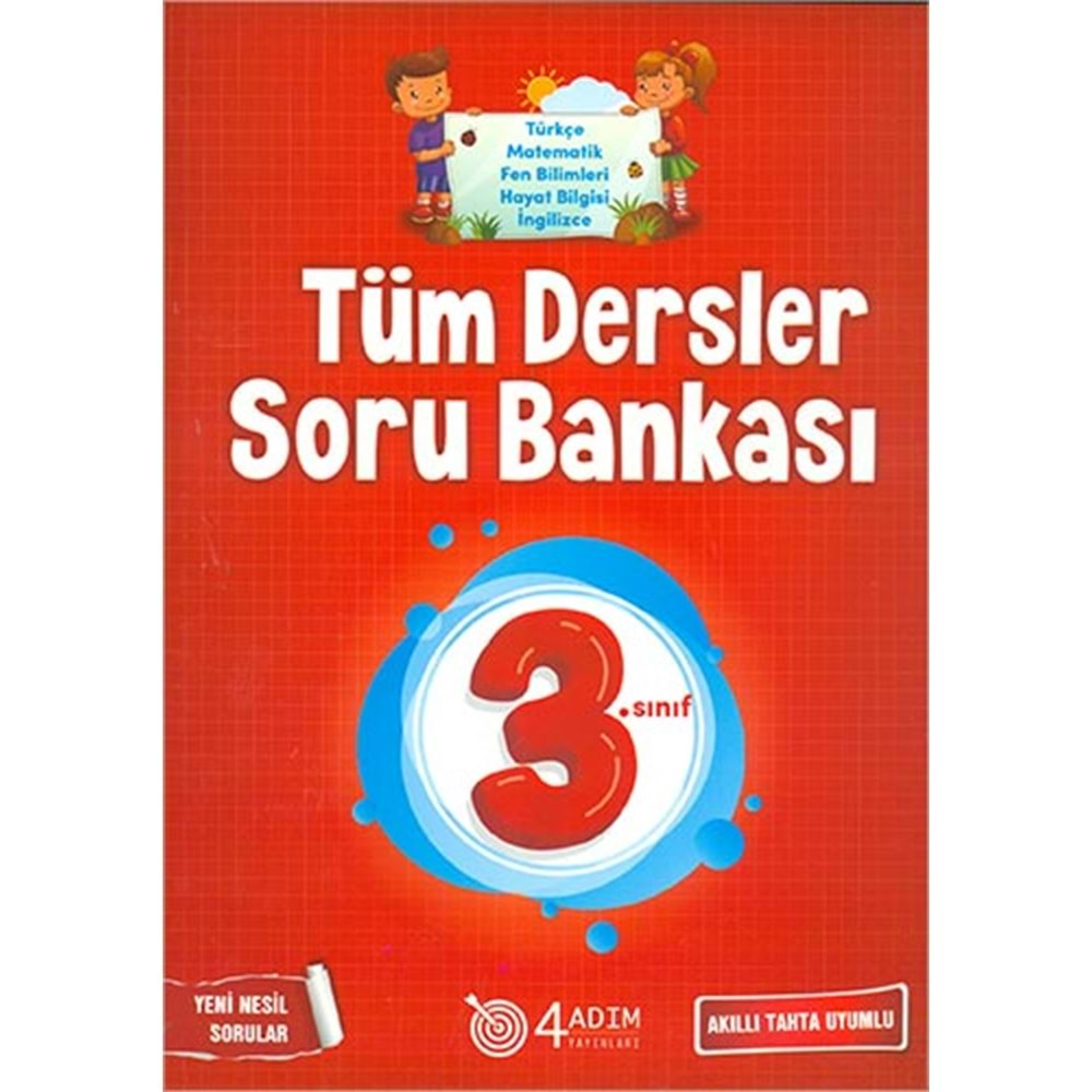 3 Sınıf Tüm Dersler Soru Bankası 4 Adım Yayıncılık