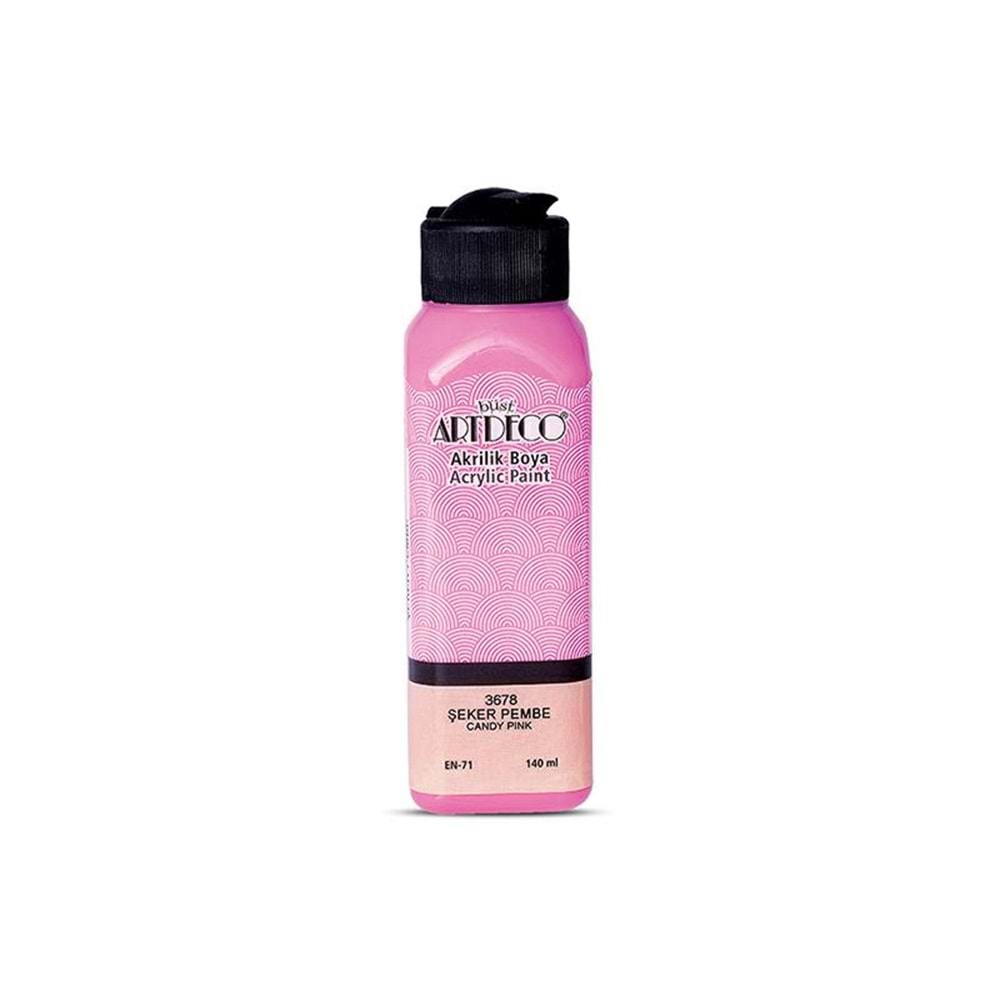 Artdeco Akrilik Boya 140ml Şeker Pembe 3678