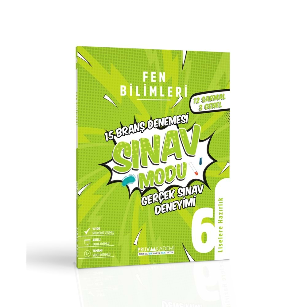 6. SINIF FEN BİLİMLERİ BRANŞ DENEMESİ