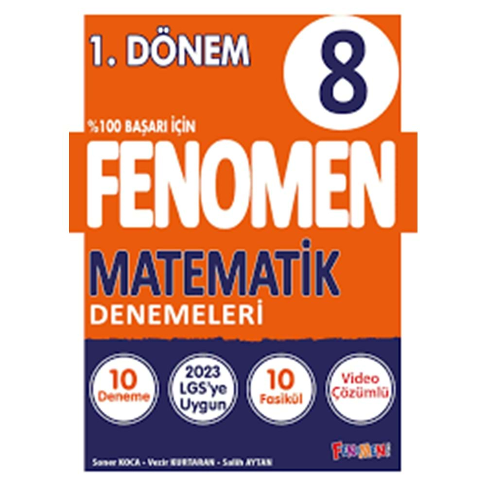 FENOMEN 8 İLK DÖNEM MATEMATİK 10 LU DENEME