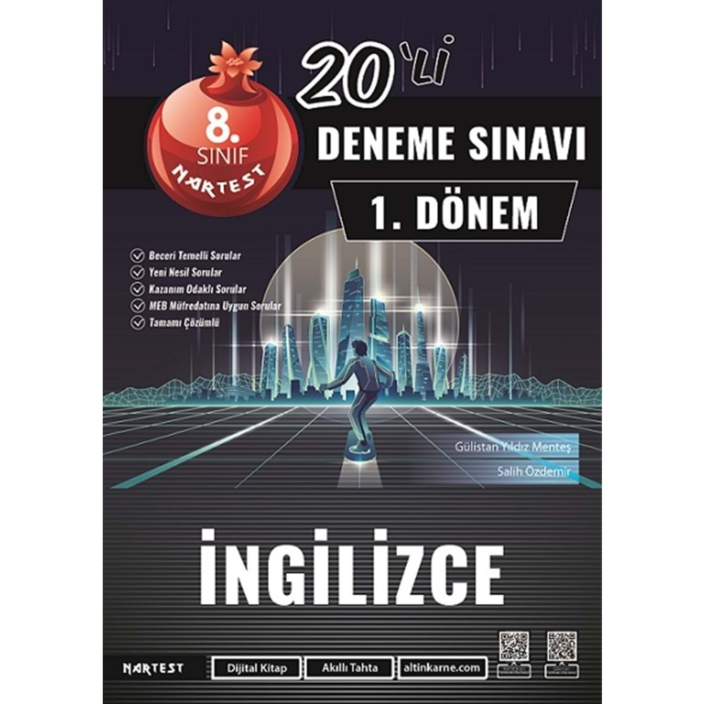 8. Sınıf 1. Dönem Mod 20 İngilizce Deneme Sınavı