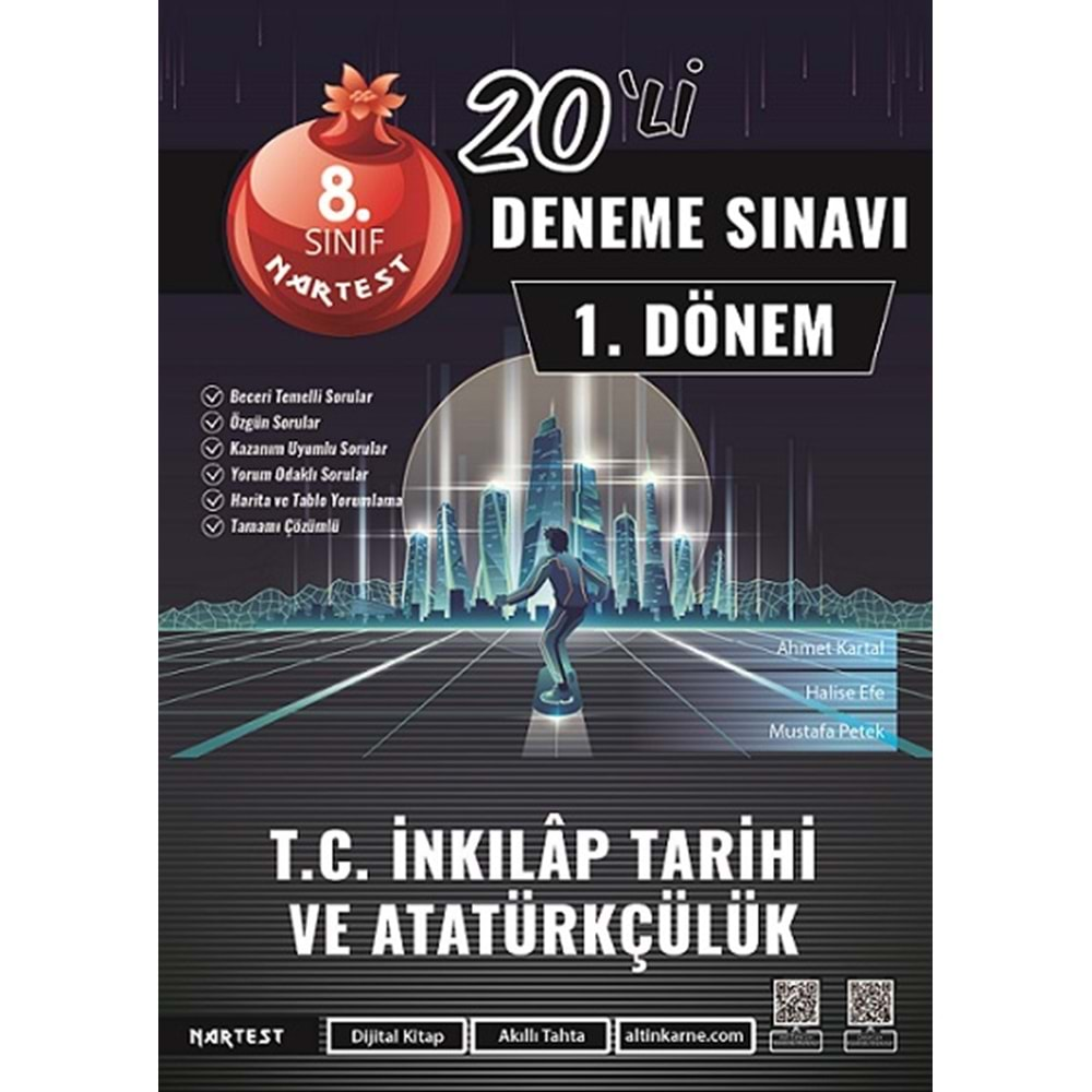 8. Sınıf 1. Dönem Mod 20 T.C. İnkılap Tarihi Ve Atatürkçülük Deneme Sınavı